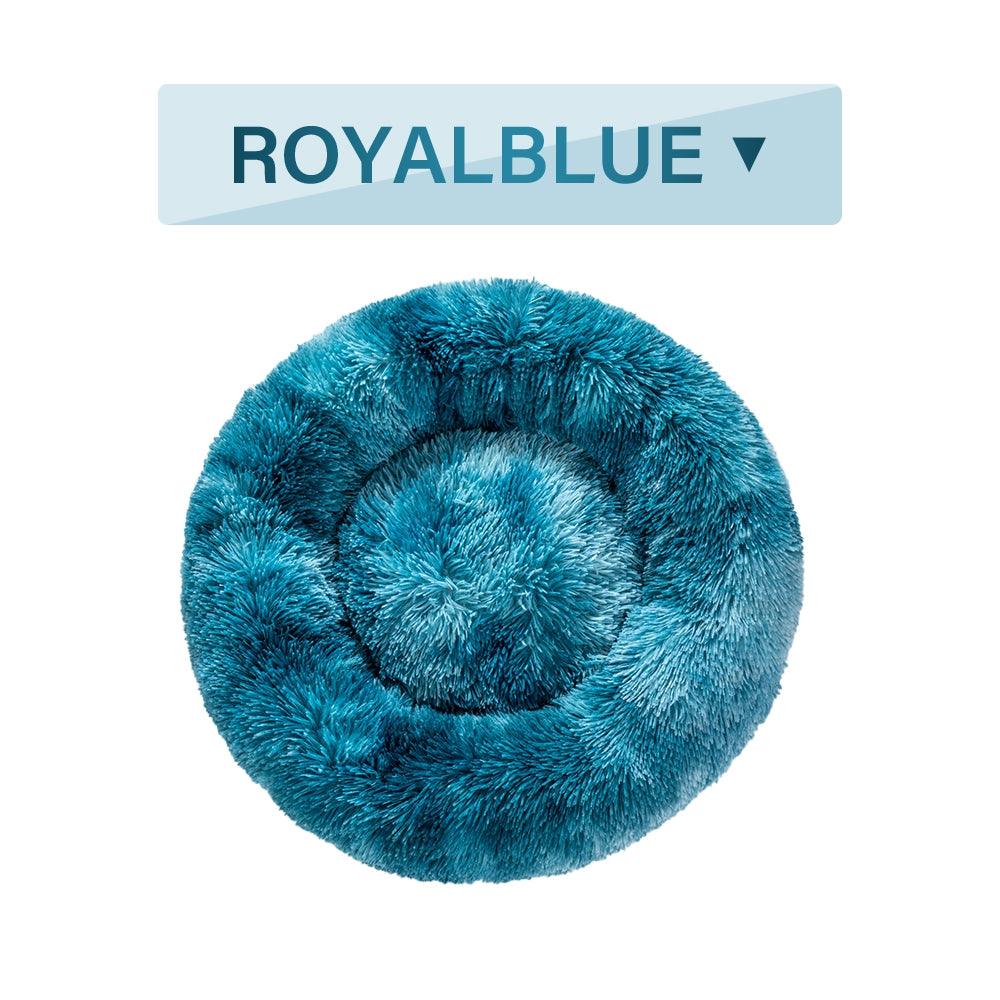 The Snugglepaws Plush Donut Pet Bed: Luxuriously Cozy Haven For Dogs And Cats